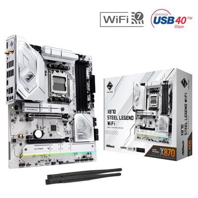 ASRock  X870 Steel Legend WiFi (X870 AM5 ATX) 