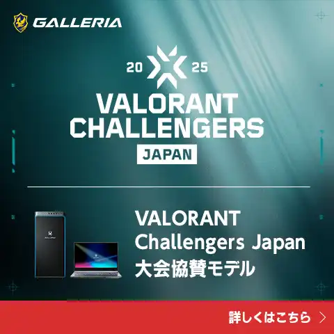VALORANT Challengers Japan 大会協賛モデル